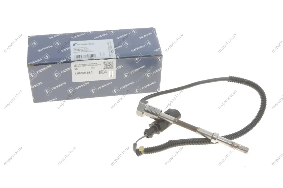 Датчик температури ВГ (перед турбіною) VW T5 2.5 TDI 03-09 7.08369.18.0 PIERBURG 7-08369-18-0 (фото 1)