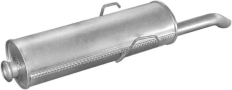Глушник задн. PEUGEOT 405 (вир-во Polmostrow) POLMOSTROW 19-04