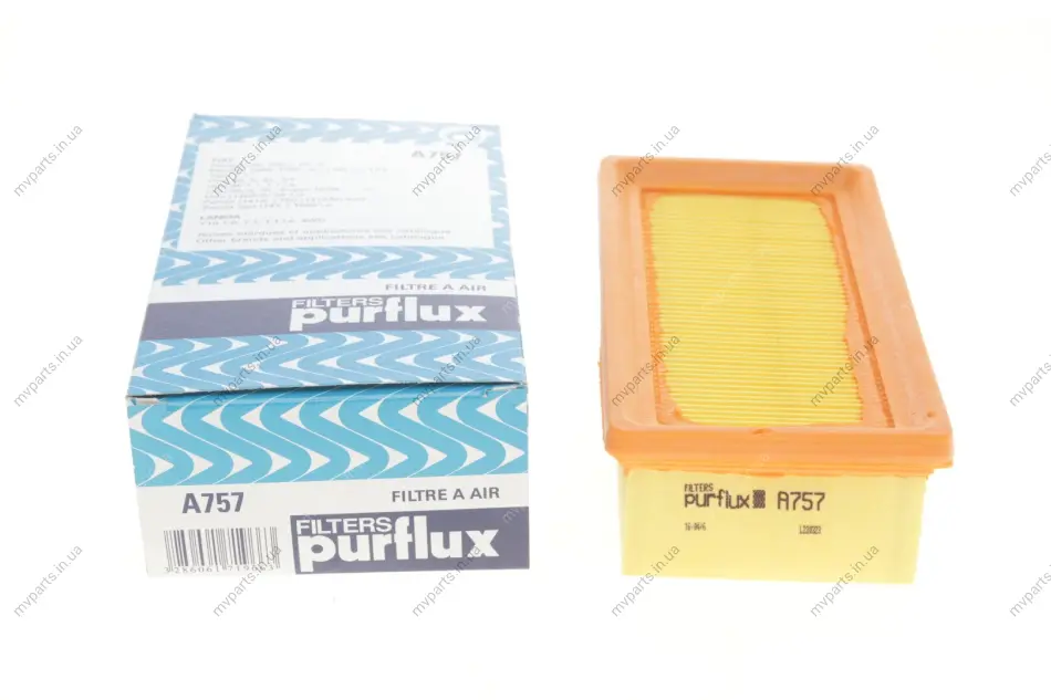 Фільтр повітряний Fiat Panda/Tipo/Uno 86- PURFLUX Purflux A757 (фото 1)