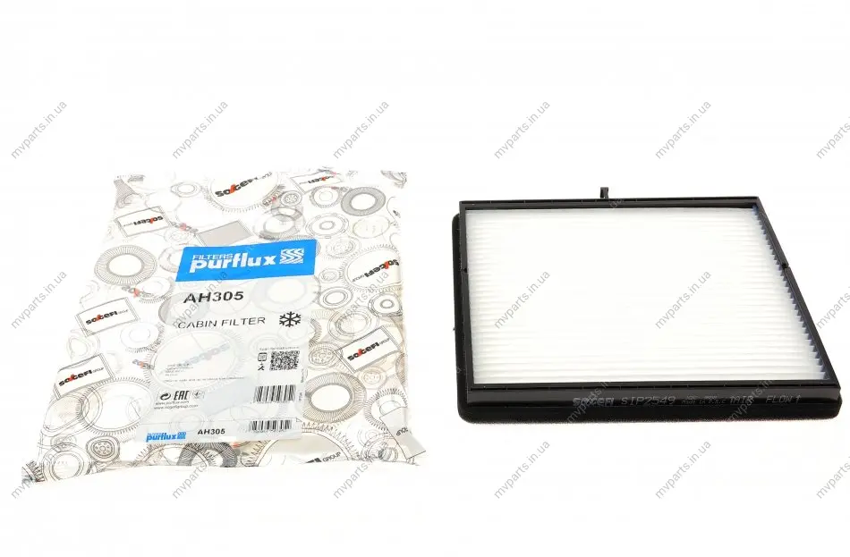 Фільтр салону Chevrolet Lacetti/Daewoo Nubira 03- PURFLUX Purflux AH305 (фото 1)