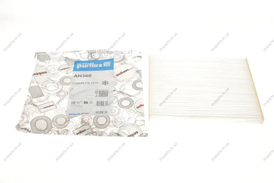 Фільтр салону Hyundai Accent III/i30 05- PURFLUX Purflux AH360 (фото 1)