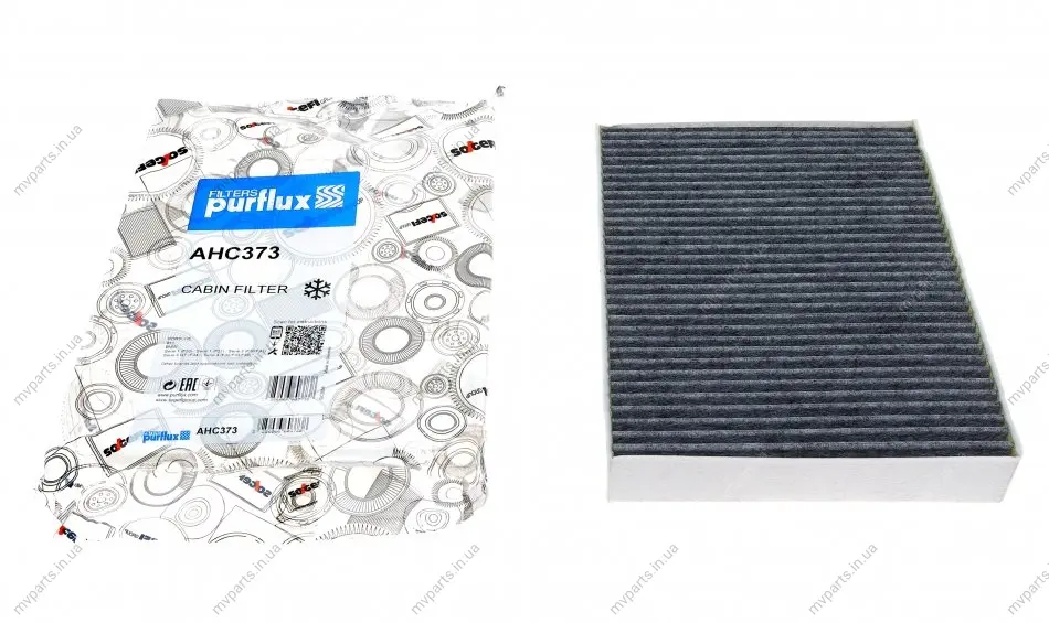 Фільтр салону BMW 3 (F30) 1.6-3.0D 11- (вугільний) PURFLUX Purflux AHC373 (фото 1)