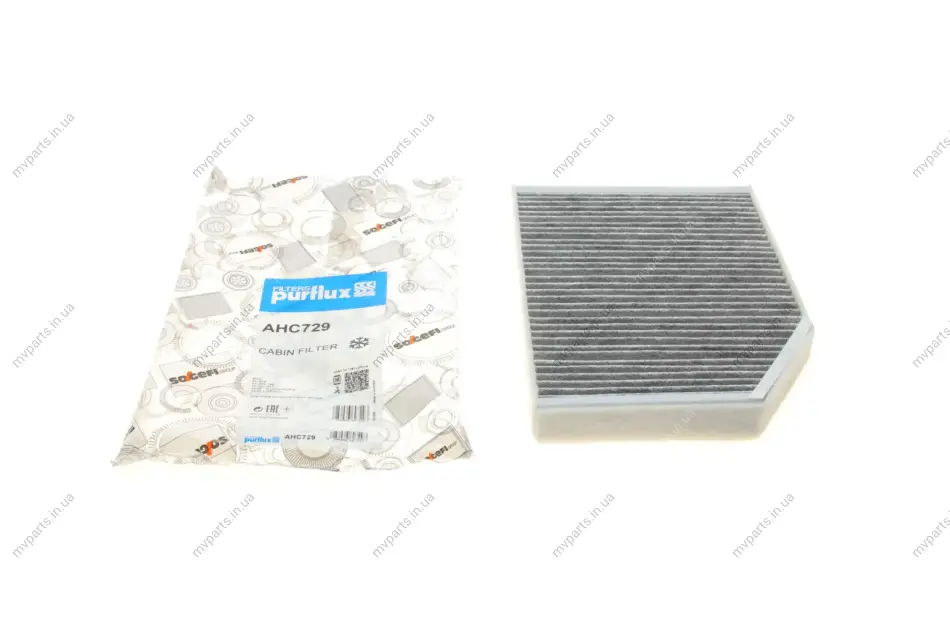 Фільтр салону BMW 3 (G20/G20)/X3 (G01/F97)/X4 (G02/F98) 17- (вугільний) PURFLUX Purflux AHC729 (фото 1)