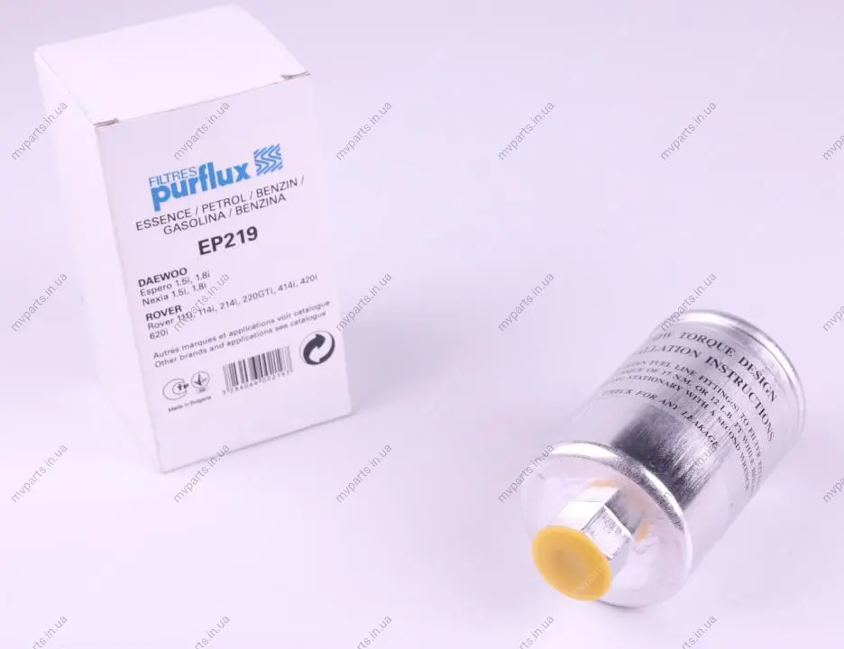 Фільтр паливний Daewoo Nexia 1.5 95- PURFLUX Purflux EP219 (фото 1)