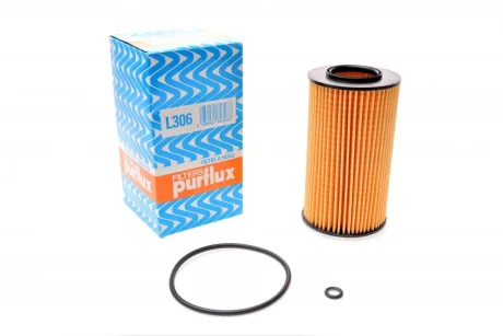Фільтр масляний Opel Omega B/Vectra B/Astra G 2.0/2.2DTI PURFLUX Purflux L306