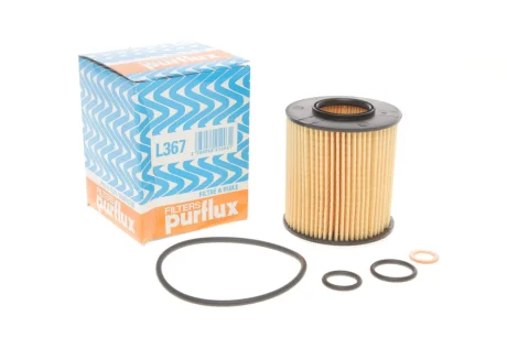 Фільтр масляний BMW 3 (E46/E90) /5 (E60) 1.6/2.0/1.8/2.0 PURFLUX Purflux L367
