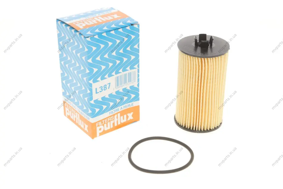 Фільтр масляний Opel Astra/Combo 1.4 16V 05- (h=105mm) PURFLUX Purflux L387 (фото 1)