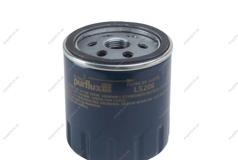 Фільтр масляний Opel 85-(benzin) (h=85mm) PURFLUX Purflux LS206 (фото 1)