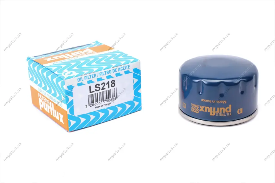 Фільтр масляний Renault Kangoo/Dacia Logan 1.4/1.6 04- PURFLUX Purflux LS218 (фото 1)