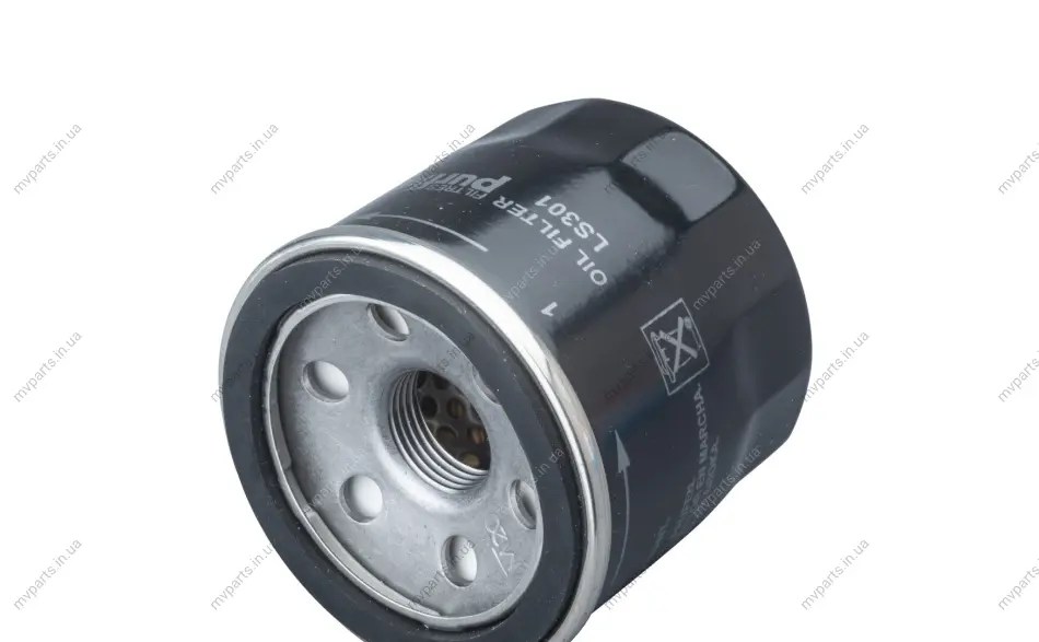 Фільтр масляний Renault Laguna 2.0i 16V 07-15 (h=66mm) PURFLUX Purflux LS301 (фото 1)