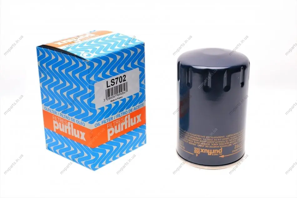 Фільтр масляний VW 1.6 -2.0 (бензин) PURFLUX Purflux LS702 (фото 1)