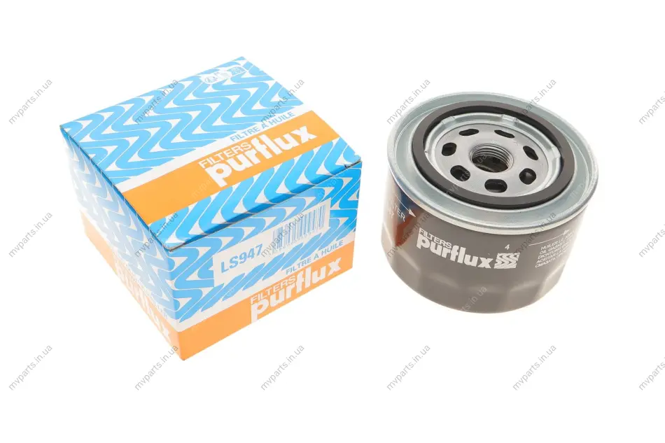 Фільтр масляний Lada/Ford Sierra/Scorpio 2.0/2.8/2.9 87-98 (низький) PURFLUX Purflux LS947 (фото 1)