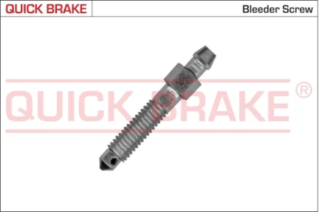 Штуцер прокачки гальм (M8x1.25/9x49) = 171--10 QUICK BRAKE 0085