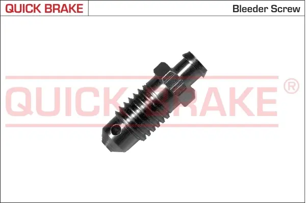 Штуцер прокачки гальм (M10x1.5/10x29.5) QUICK BRAKE 0103 (фото 1)