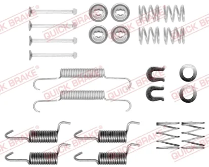 Комплект пружинок колодок ручника Mitsubishi Lancer X QUICK BRAKE 105-0010