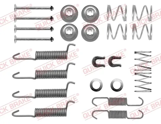 Комплект пружинок колодок ручника Opel Frontera 92-98 QUICK BRAKE 105-0016 (фото 1)