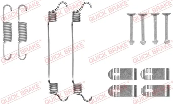 Комплект пружинок колодок ручника Hyundai Santa Fe 06- QUICK BRAKE 105-0019 (фото 1)