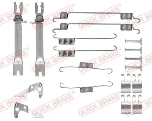 Комплект пружинок колодок ручника Ford Transit Courier 14-(z=23) QUICK BRAKE 105-0030S (фото 1)