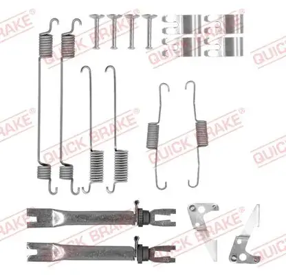 Комплект пружинок колодок ручника Ford Focus II 10- (z=18) QUICK BRAKE 105-0030S-02 (фото 1)