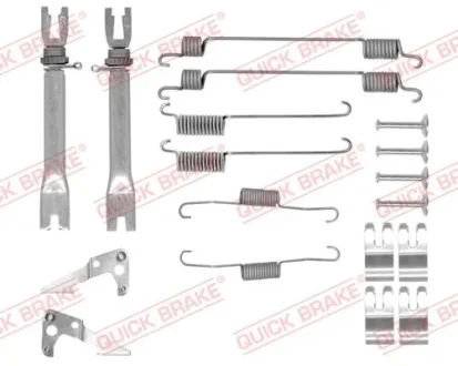 Комплект пружинок колодок ручника Ford Transit Courier 14-(z=23) QUICK BRAKE 105-0030S