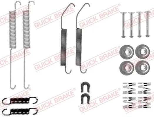 Комплект пружинок колодок ручника Citroen C-Zero/Nissan NV200/NV300 10- QUICK BRAKE 105-0033 (фото 1)