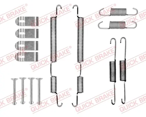 Комплект пружинок колодок ручника Hyundai Accent/Kia Rio 05-11 QUICK BRAKE 105-0045 (фото 1)