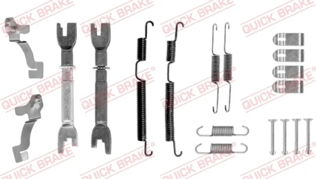 Комплект пружинок колодок ручника з механізмом регулювання Hyundai Accent/Kia Rio 05-11 QUICK BRAKE 105-0045S