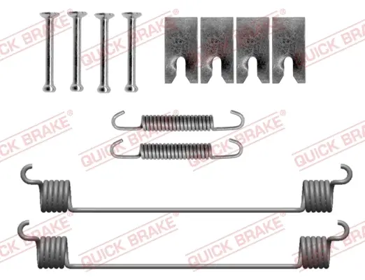 Комплект пружинок колодок ручника Audi Q4 21- QUICK BRAKE 105-0056 (фото 1)