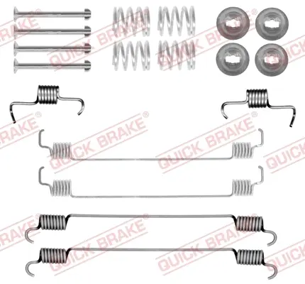 Комплект пружинок колодок ручника Dacia Logan III/Sandero III 21- QUICK BRAKE 105-0058 (фото 1)
