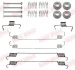 Комплект пружинок колодок ручника Dacia Logan III/Sandero III 21- QUICK BRAKE 105-0058 (фото 1)