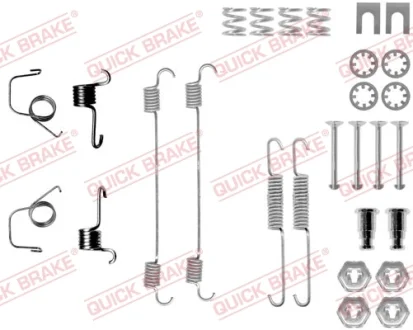 Комплект пружинок колодок ручника Peugeot 205/306/Renault Megane I 81-07 QUICK BRAKE 105-0617