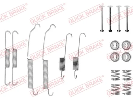 Комплект пружинок колодок ручника Peugeot 106/205/306/309/Renault Megane I/Rapid 84-03 QUICK BRAKE 105-0618