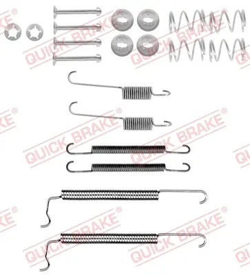 Комплект пружинок колодок ручника Opel Corsa A/Kadett D 1.0-1.5TD 79-93 (Delco) QUICK BRAKE 105-0628 (фото 1)