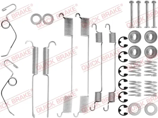 Комплект пружинок колодок ручника Ford Transit 86-91 (254x70) QUICK BRAKE 105-0642 (фото 1)