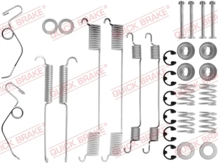 Комплект пружинок колодок ручника Ford Transit 86-91 (254x70) QUICK BRAKE 105-0642