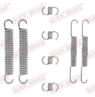 Комплект пружинок колодок ручника Lada 110/111/112/Kalina/Samara 2108-2115 86-12 QUICK BRAKE 105-0662 (фото 1)