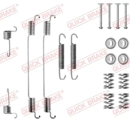 Комплект пружинок колодок ручника Fiat Tipo/Tempra/Strada/Marea 89- QUICK BRAKE 105-0682 (фото 1)