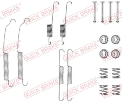 Комплект пружинок колодок ручника Citroen Xsara/Peugeot 205/306 83- QUICK BRAKE 105-0701