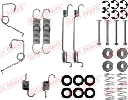 Комплект пружинок колодок ручника Ford Transit 80-120 91-00 (254x50) QUICK BRAKE 105-0705