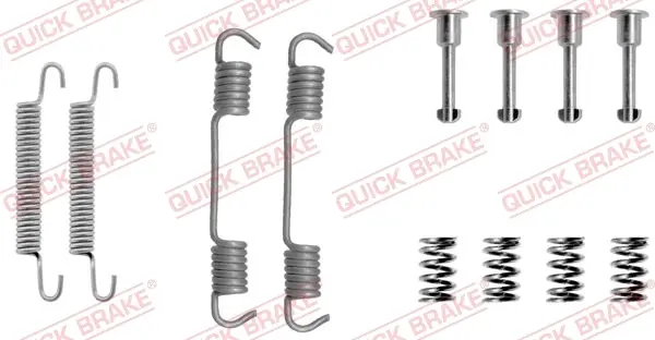 Комплект пружинок колодок ручника BMW 3 (E36)/Z3 (E36) 91-03 (Ate) QUICK BRAKE 105-0708 (фото 1)