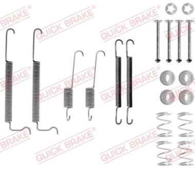 Комплект пружинок колодок ручника Opel Vectra 88-95 QUICK BRAKE 105-0744