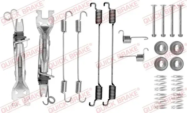 Комплект пружинок колодок ручника Renault Kangoo 1.5dCi/1.6 97- (Bosch) (к-кт) QUICK BRAKE 105-0750S (фото 1)