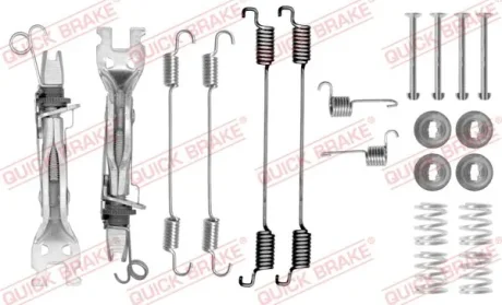 Комплект пружинок колодок ручника Renault Kangoo 1.5dCi/1.6 97- (Bosch) (к-кт) QUICK BRAKE 105-0750S
