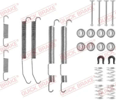 Комплект пружинок колодок ручника Mitsubishi Lancer/Hyundai Santamo 92-04 QUICK BRAKE 105-0759