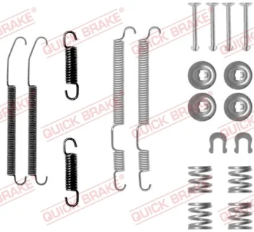 Комплект пружинок колодок ручника Mitsubishi Colt V/Lancer V/Subaru Forester 95- (Akebono) QUICK BRAKE 105-0760