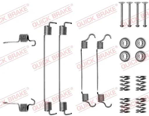 Комплект пружинок колодок ручника Mitsubishi Carisma/Space Star 95-06 QUICK BRAKE 105-0784 (фото 1)