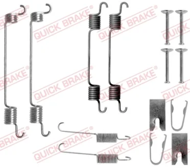 Комплект пружинок колодок ручника Toyota Corolla 97-02 QUICK BRAKE 105-0797