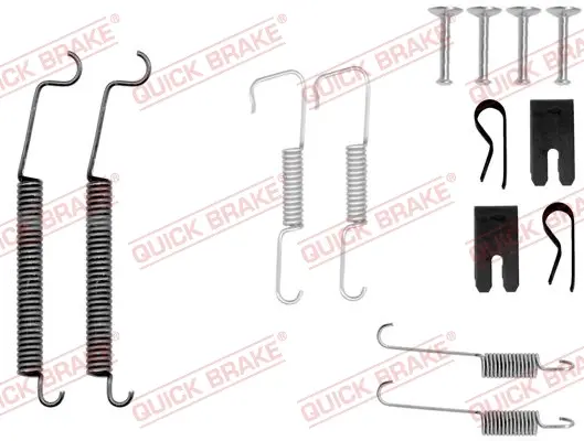 Комплект пружинок колодок ручника Citroen C2/C3/Peugeot 1007 02- QUICK BRAKE 105-0805 (фото 1)