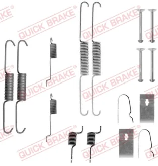 Комплект пружинок колодок ручника Nissan Almera II/Primera 96-06 QUICK BRAKE 105-0811
