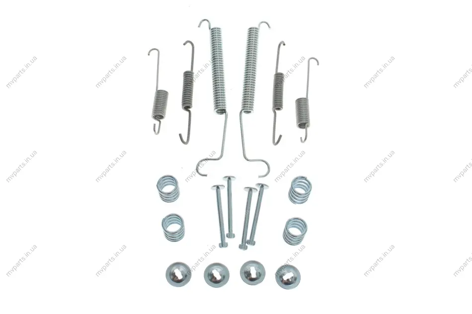 Комплект пружинок колодок ручника Renault Clio II/Logan/Peugeot 206/3008 98- QUICK BRAKE 105-0830 (фото 1)